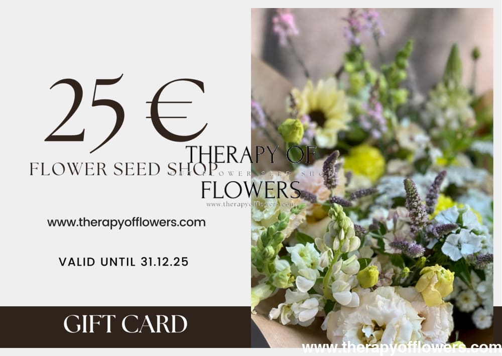 Gift Card form Therapy of Flowers therapyofflowers.com