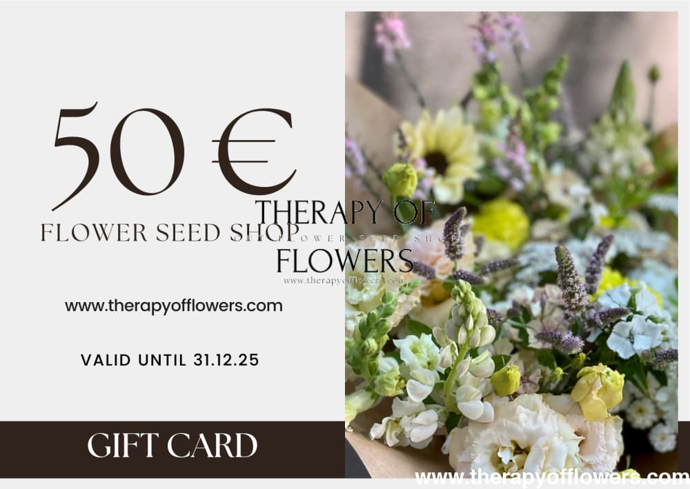 Gift Card form Therapy of Flowers therapyofflowers.com