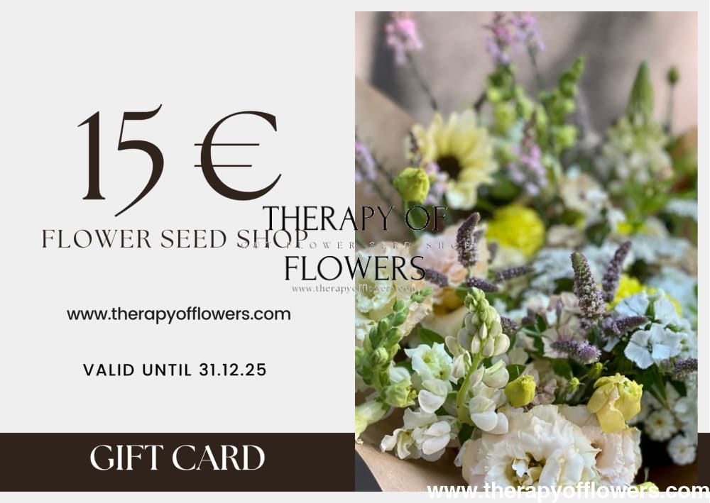 Gift Card form Therapy of Flowers therapyofflowers.com