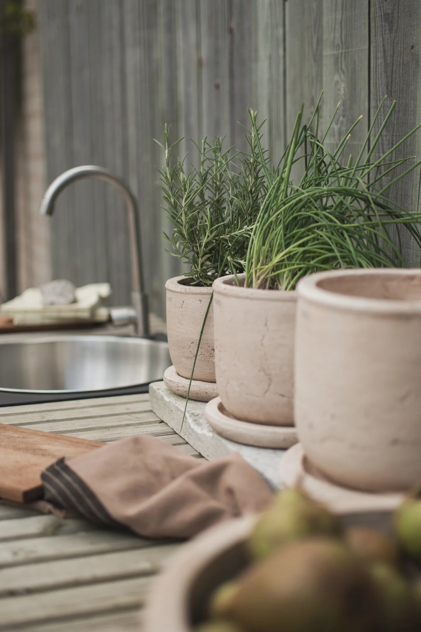 DBKD Terra Small Plant Pot | Sand | Natural Terracotta Pot DBKD