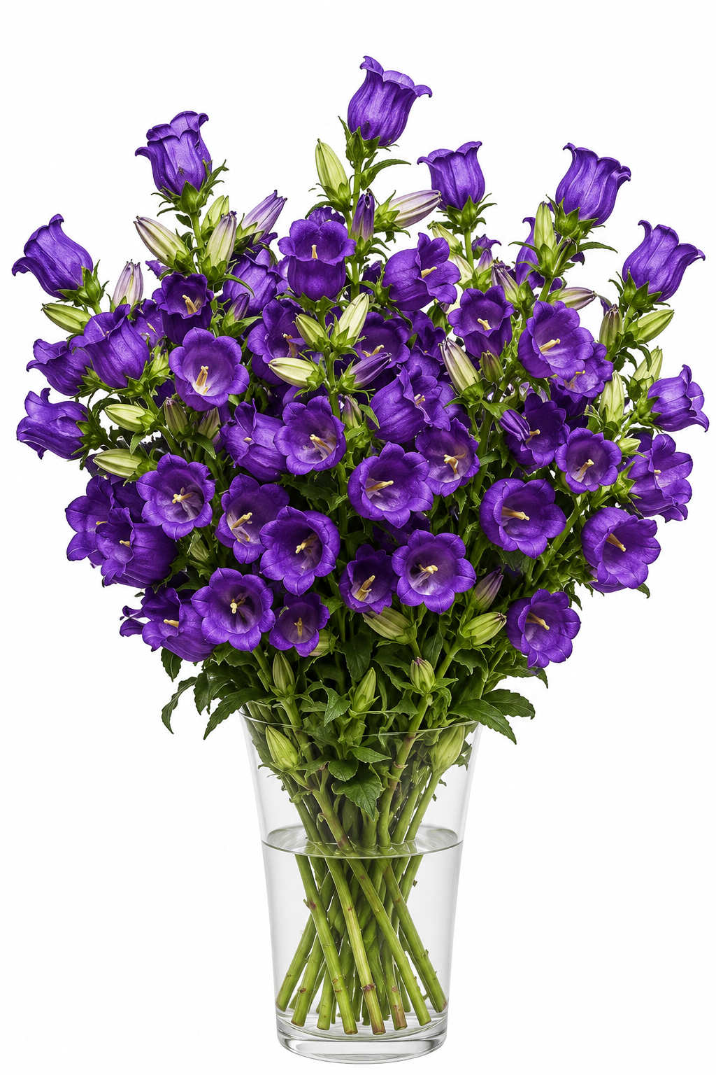 Campanula medium Campana Blue Deep | Bellflower | Pelleted therapyofflowers.com