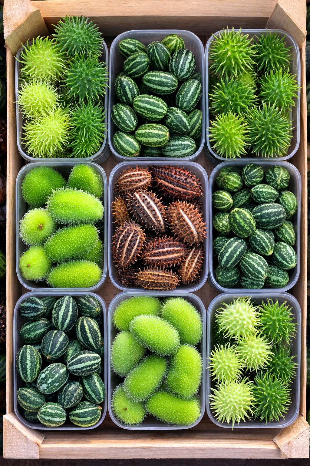 Cucumis species Deco-Fruits Mix | Ornamental Cucumbers | 8 Species therapyofflowers.com