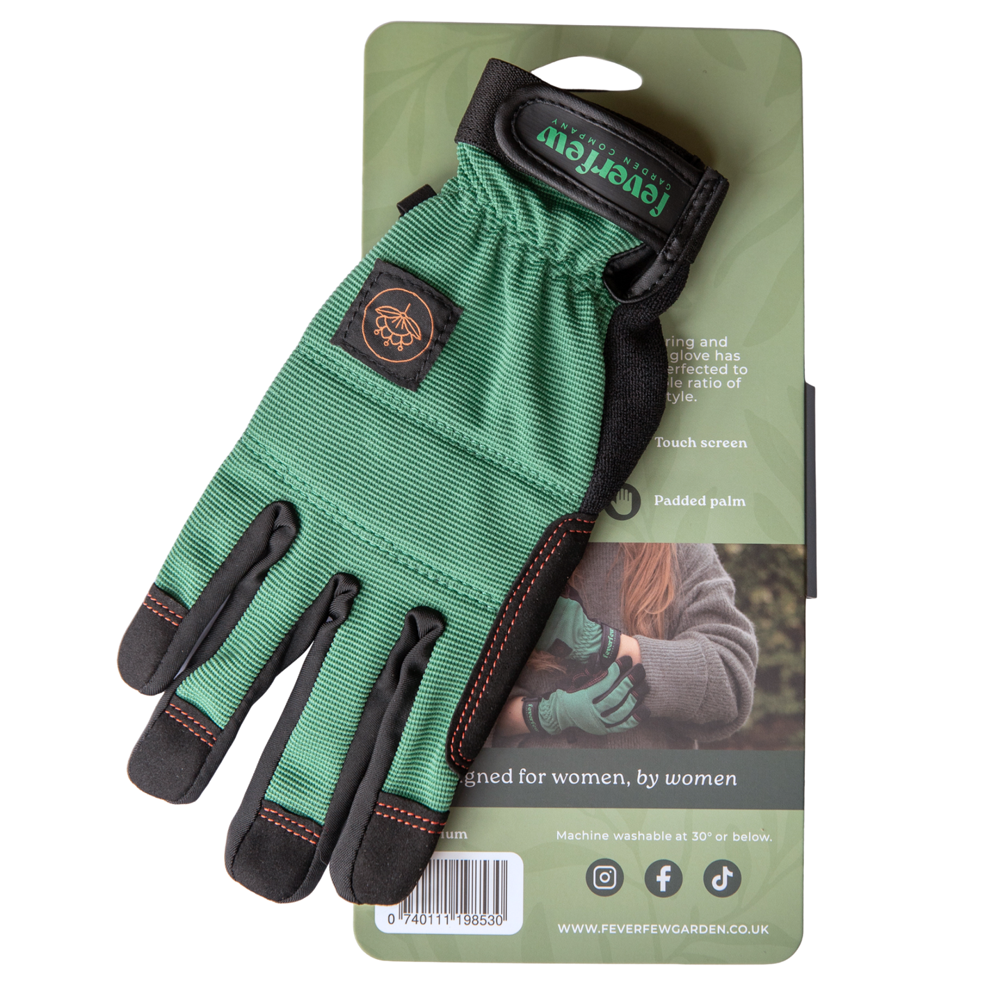 Feverfew Women’s Gardening Gloves | Evergreen therapyofflowers.com