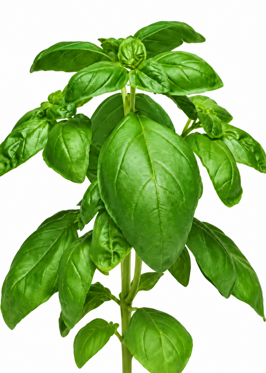 Baziliks Dolce Fresca | Ocimum basilicum | Dženovas tipa baziliks | Garšaugs