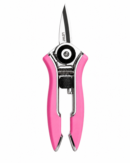 Garden Snips Leyat Happy Line Pink | Stainless Steel Flower Pruning Snips Leyat