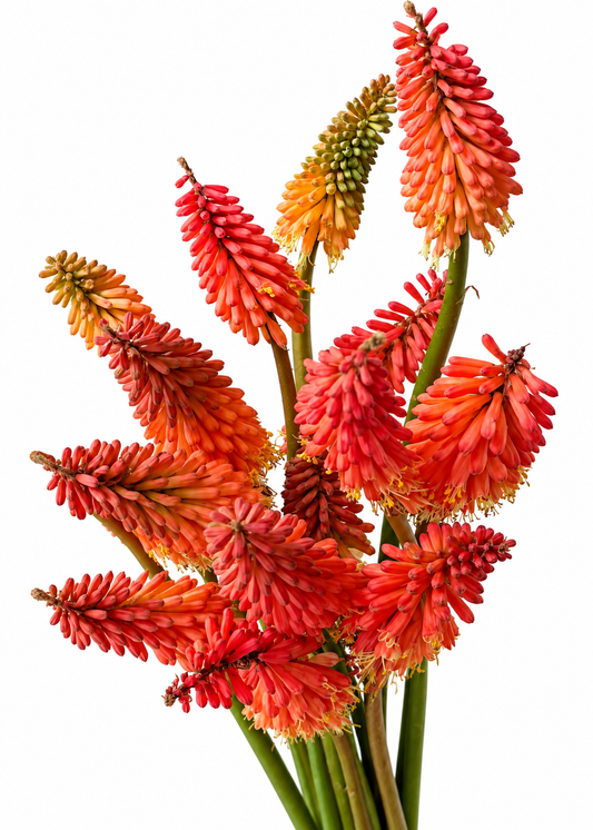 Ķekarainā knifofija Flamenco | Kniphofia uvaria