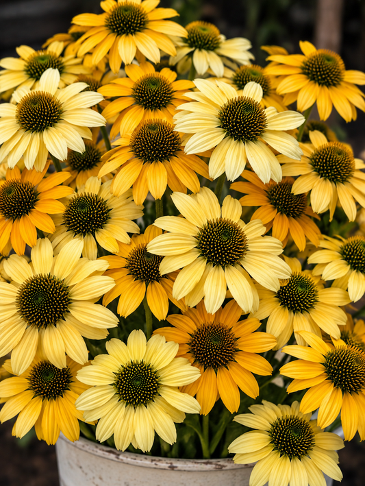 Purpura ehinācija Paradiso Yellow | Echinacea purpurea