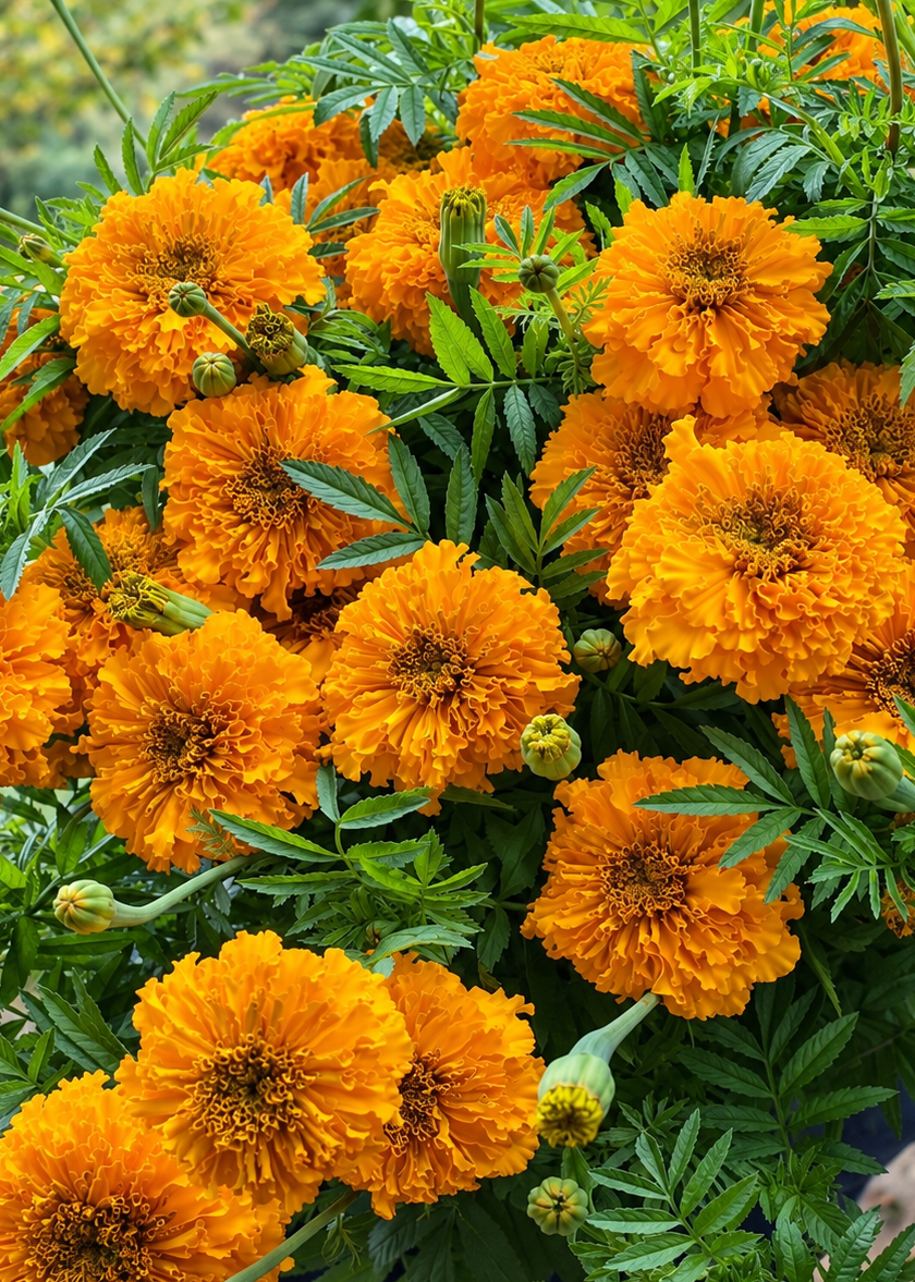 Tagetes erecta Coco™ Gold F1 | African Marigold | Cut Flower