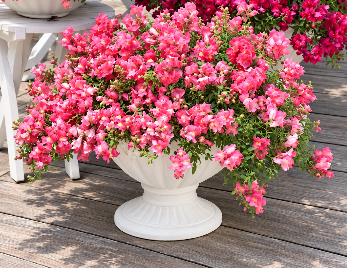 Nokarenā lauvmutīte Candy Showers Pink F1 | Antirrhinum majus 