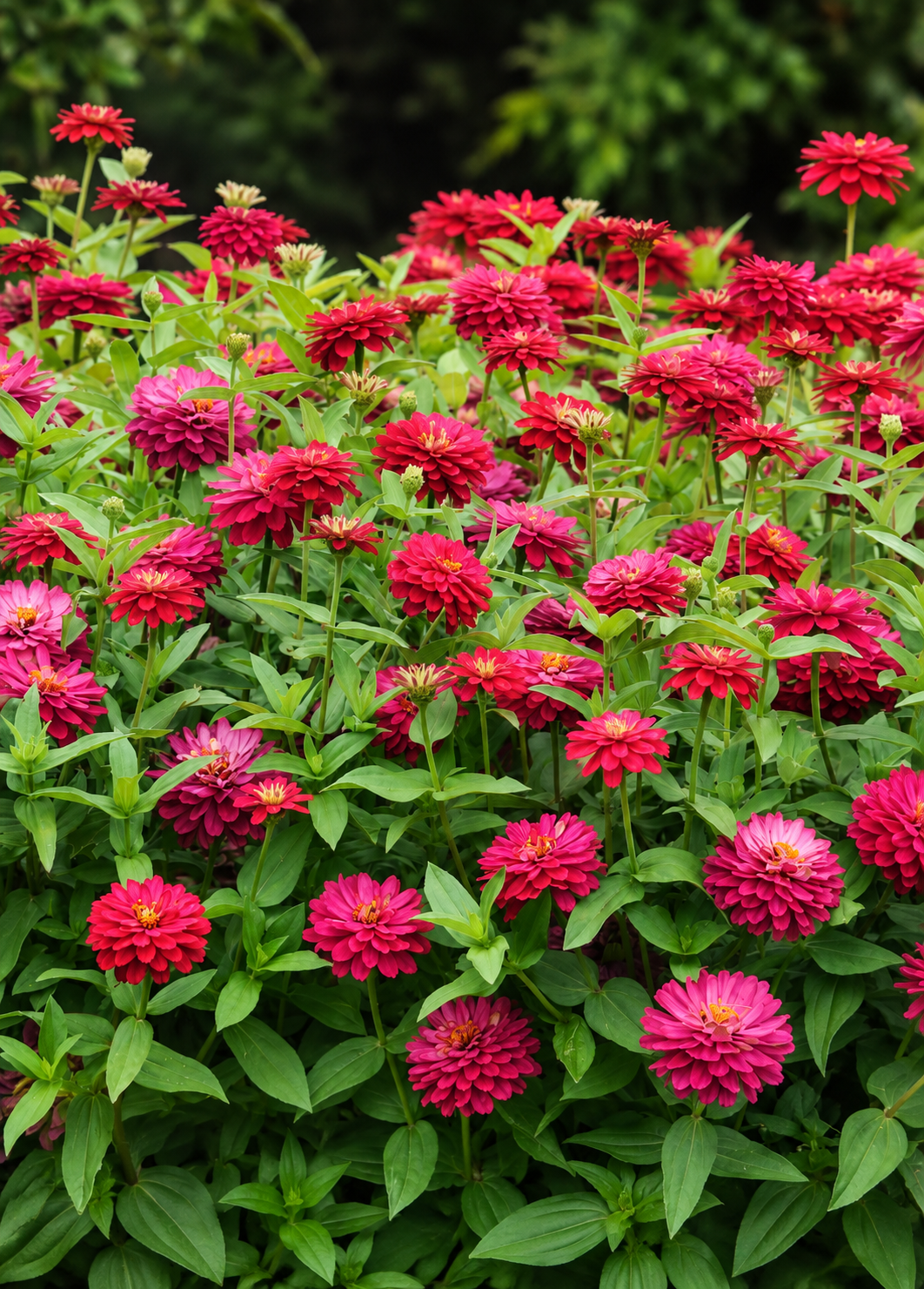 Zinnia marylandica Double Zahara™ Cherry | Double Zinnia