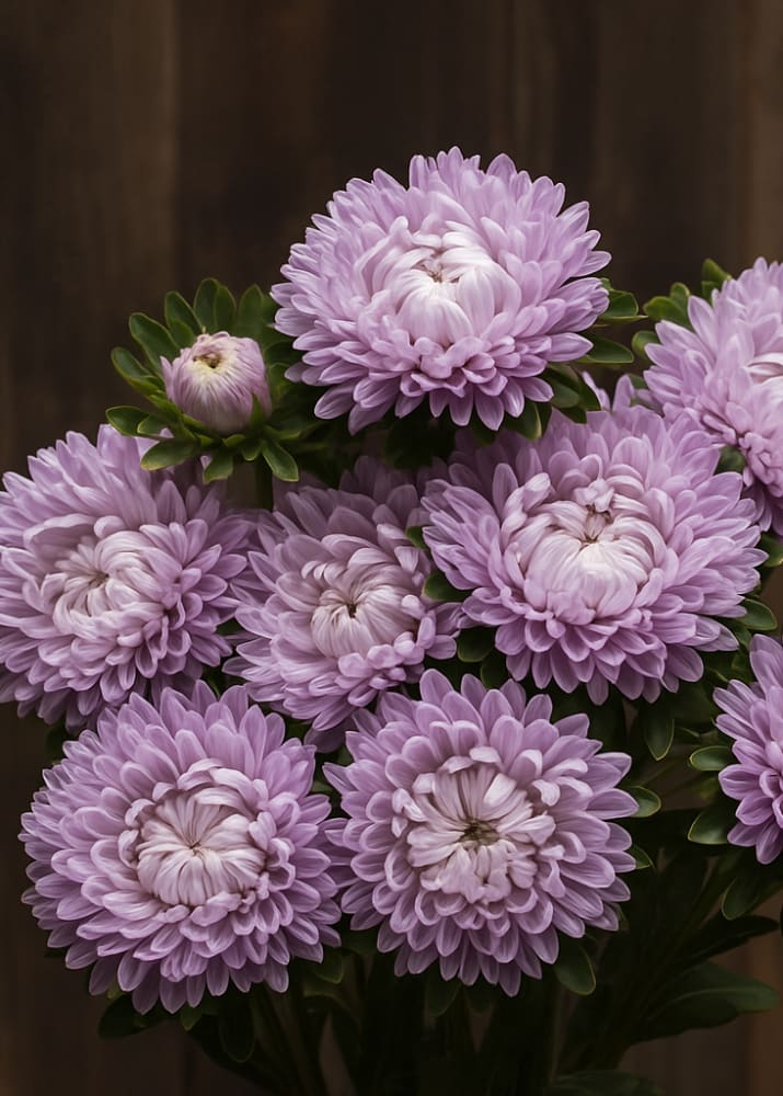 Aster Syringa Lavender therapyofflowers.com