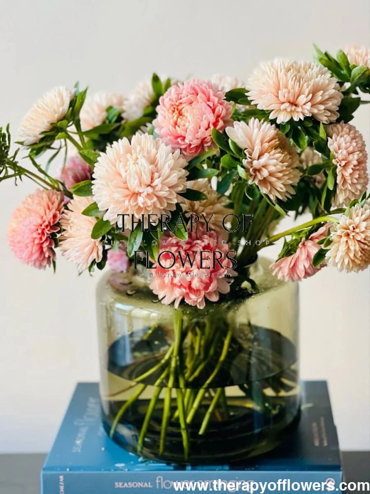 Aster Tower Chamois therapyofflowers.com