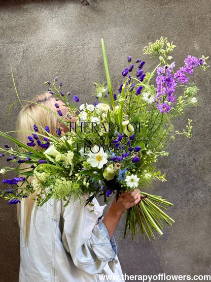 Delphinium consolida QIS® Lilac | Larkspur therapyofflowers.com