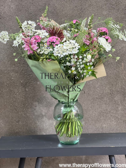 Fresh Seasonal Flower Bouquet therapyofflowers.com