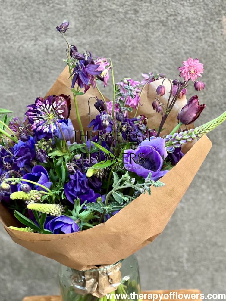 Fresh Seasonal Flower Bouquet therapyofflowers.com