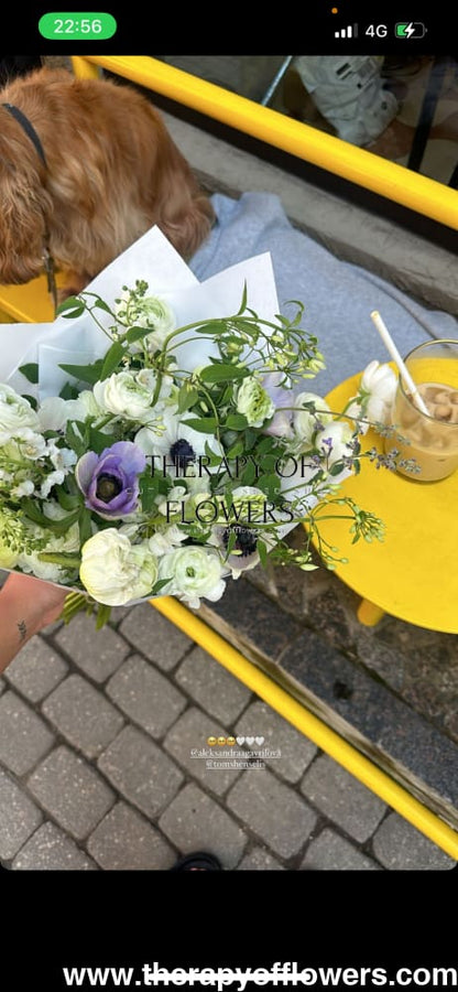 Fresh Seasonal Flower Bouquet therapyofflowers.com