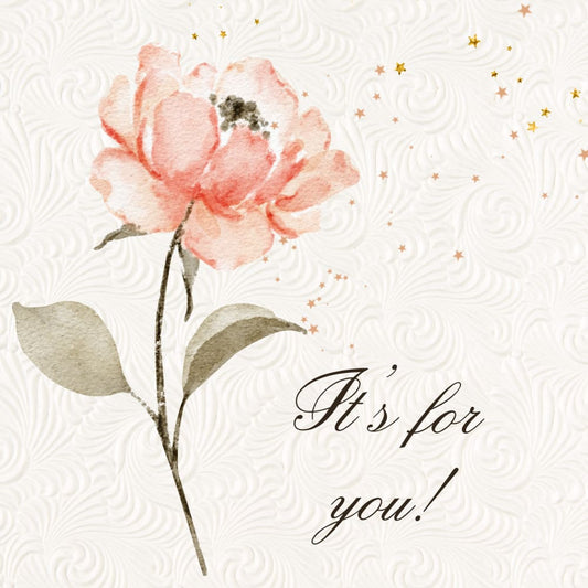 Greeting card - It’s for you! therapyofflowers.com